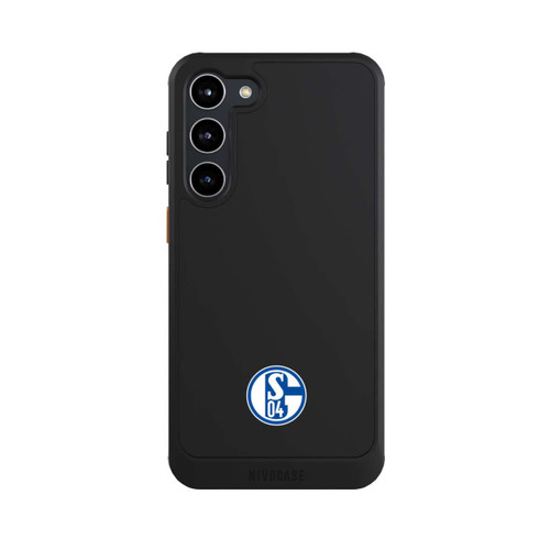 Samsung Galaxy S23+ NIVOcore FC Schalke 04 Logo Klein Transparent