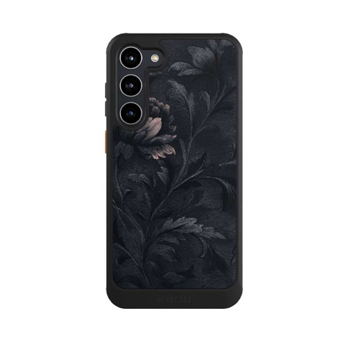 Samsung Galaxy S23+ NIVOcore Dunkles Blumenmuster Vintage