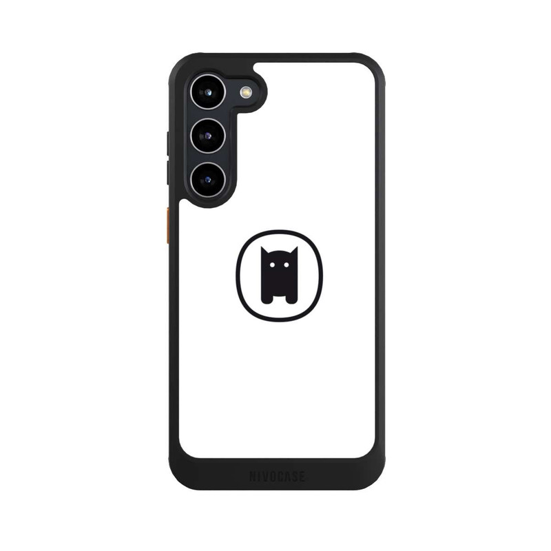 Galaxy S23 + NIVOcore Nivocase Logo Weiss