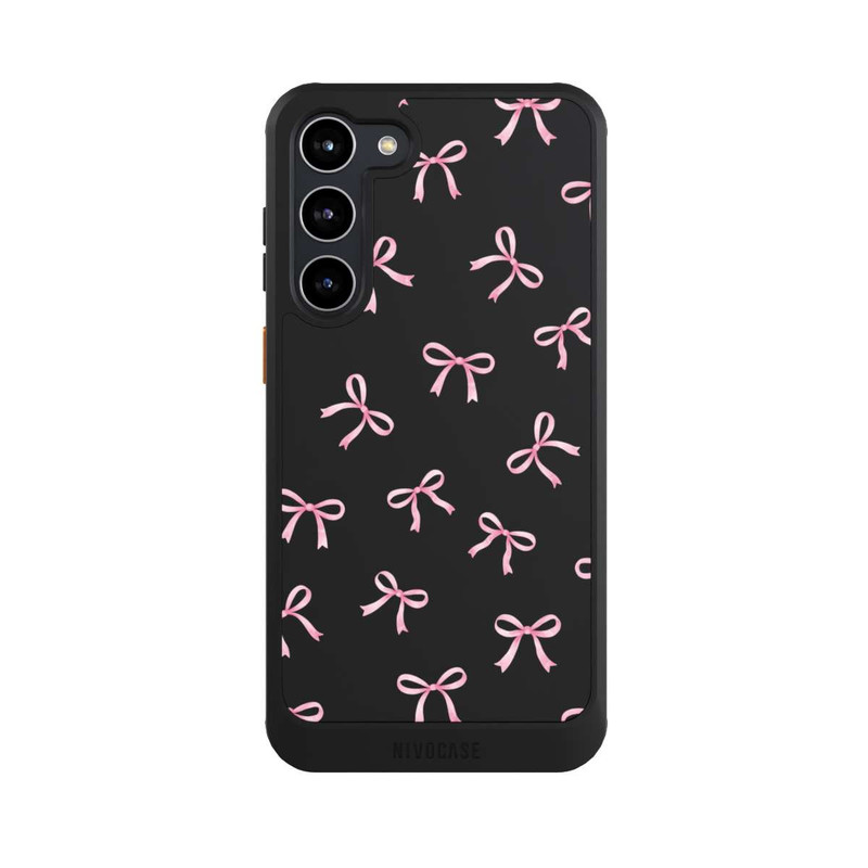 Galaxy S23 + NIVOcore Pink Bows transparent with AI