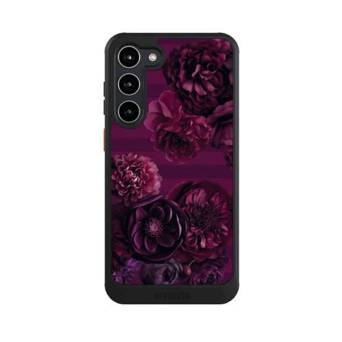 Samsung Galaxy S23+ NIVOcore Majestic Baroque Blossom Dream Burgundy Pink with AI