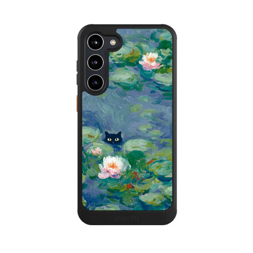 Samsung Galaxy S23+ NIVOcore Katze im Teich Monet Gemälde Impressionismus