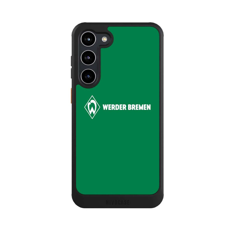 Galaxy S23 + NIVOcore Werder Bremen Schriftzug Raute Grün
