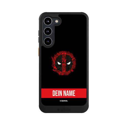 Samsung Galaxy S23+ NIVOcore Deadpool Logo Personalisierbar