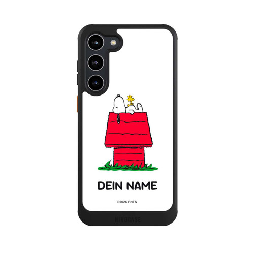 Samsung Galaxy S23+ NIVOcore Snoopy and Woodstock Classic Personalisierbar