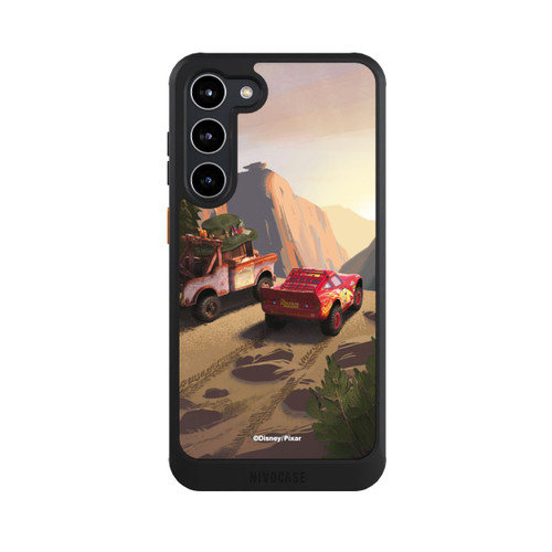Samsung Galaxy S23+ NIVOcore Disney Pixar Cars Sonnenuntergang Lightning McQueen und Hook