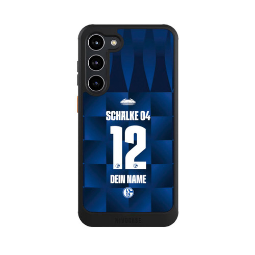 Samsung Galaxy S23+ NIVOcore Schalke 04 Trikot Personalisierbar 26-27
