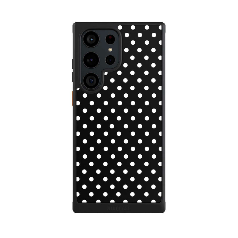 Galaxy S23 Ultra NIVOcore Confettis blancs sur fond noir