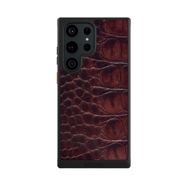 Galaxy S23 Ultra NIVOcore Cuir de Crocodile