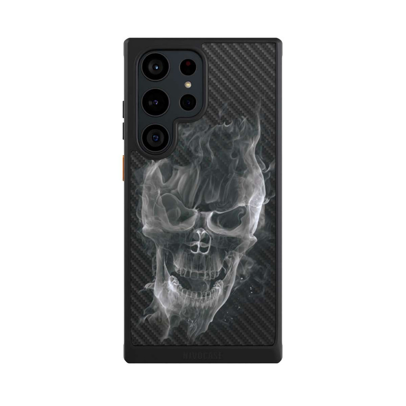 Galaxy S23 Ultra NIVOcore Crâne Fumée Carbone