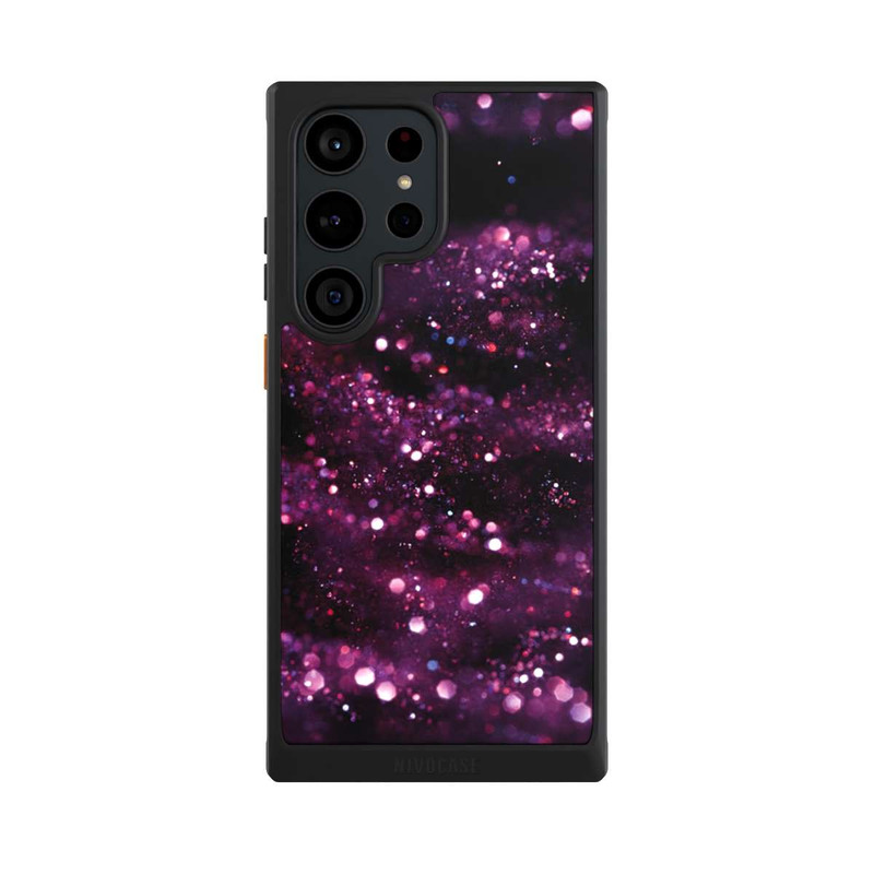 Galaxy S23 Ultra NIVOcore Lilac Sparkles Look