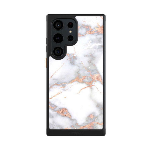 Samsung Galaxy S23 Ultra NIVOcore White and Golden Marble Look