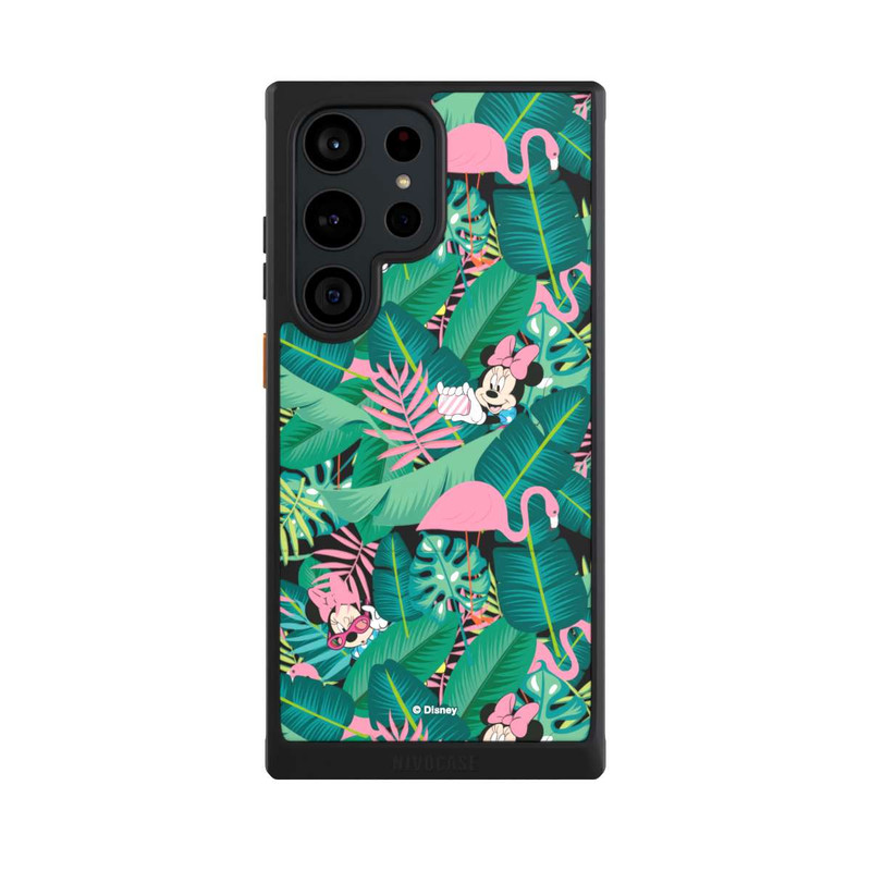 Galaxy S23 Ultra NIVOcore Minnie Été Feuilles de Palmier sans Fond