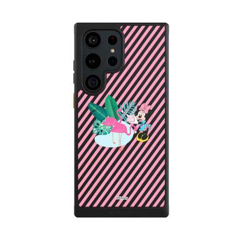 Samsung Galaxy S23 Ultra NIVOcore Minnie Flamant Rose sans Fond