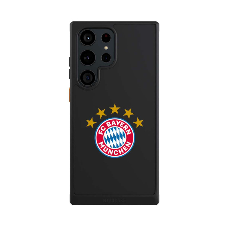 Galaxy S23 Ultra NIVOcore FCB Logo mit Sterne - ohne Hintergrund