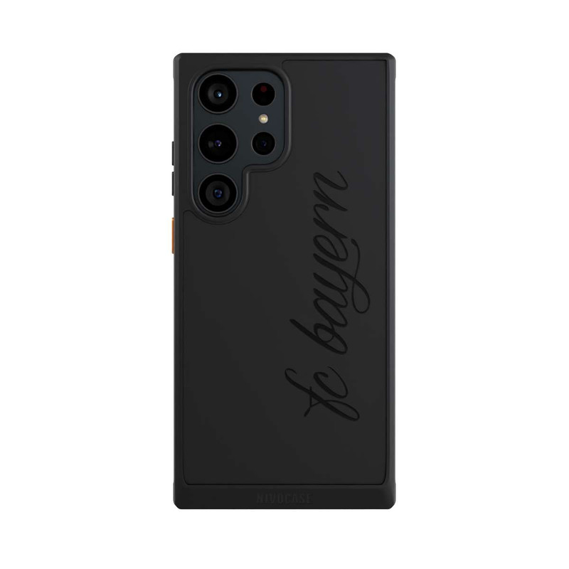 Galaxy S23 Ultra NIVOcore Black FCB Girlmotiv - transparent