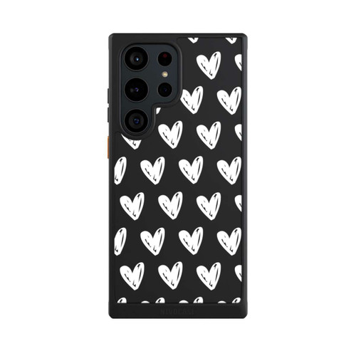 Samsung Galaxy S23 Ultra NIVOcore Herzen Weiß ohne Hintergrund
