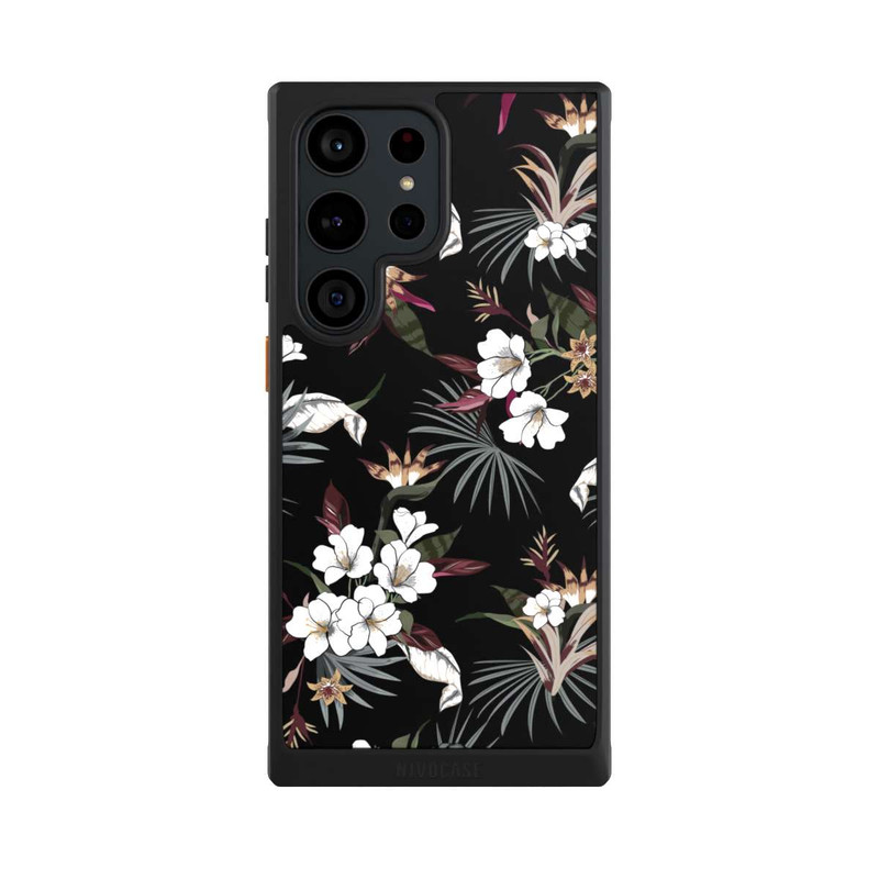 Galaxy S23 Ultra NIVOcore Flowers Black