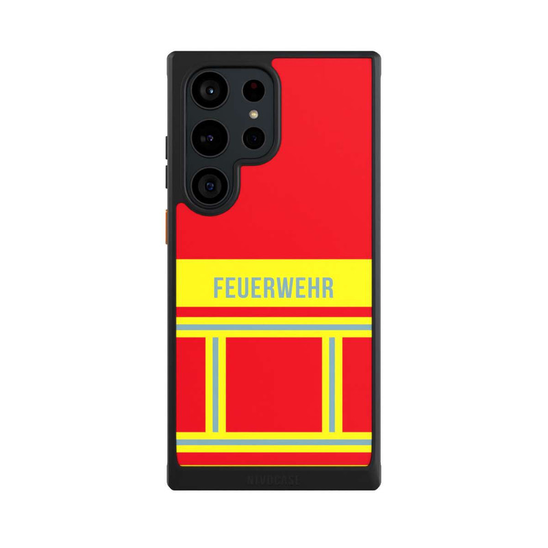 Galaxy S23 Ultra NIVOcore Rote Feuerwehr Jacke