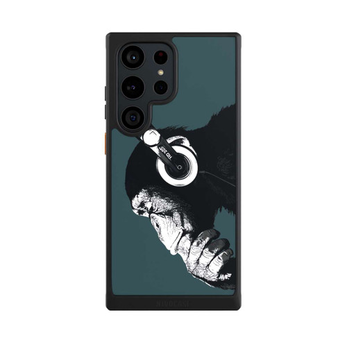 Samsung Galaxy S23 Ultra NIVOcore Denkender Affe Blau