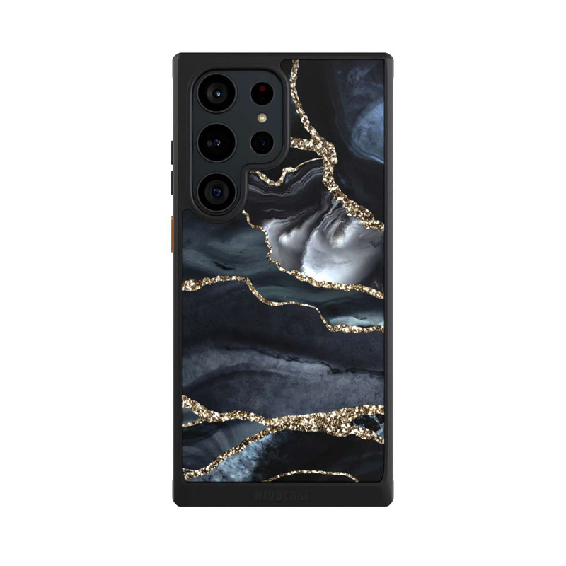 Galaxy S23 Ultra NIVOcore Or marbré foncé Aspect pailleté