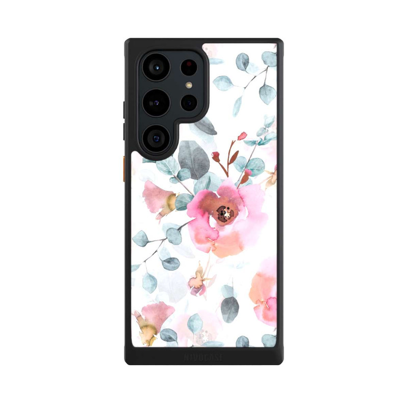 Galaxy S23 Ultra NIVOcore Papier Peint Fleur Aquarelle