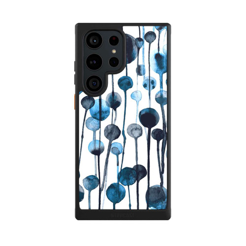 Samsung Galaxy S23 Ultra NIVOcore Tropfende Punkte blau