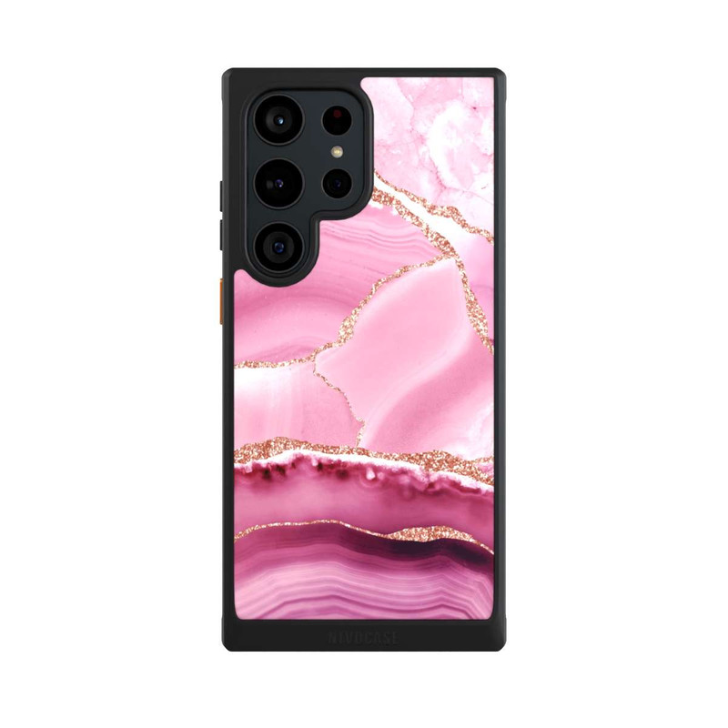 Galaxy S23 Ultra NIVOcore Marbre Sirène Rose