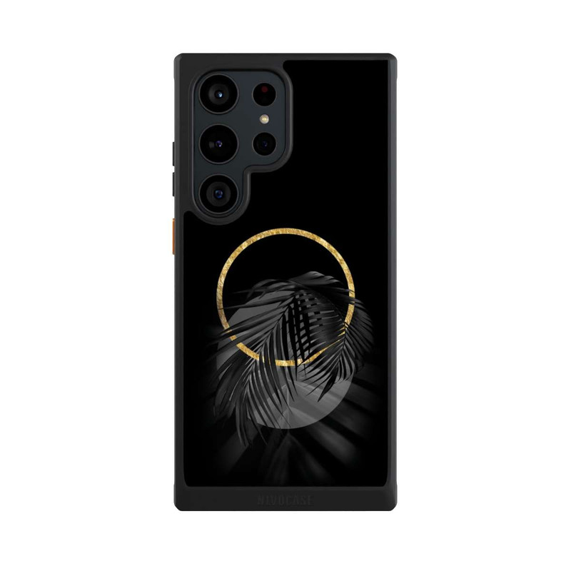 Galaxy S23 Ultra NIVOcore Black Tropical Leaf