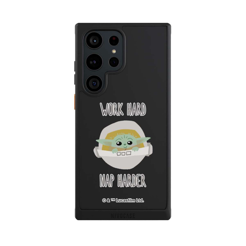 Galaxy S23 Ultra NIVOcore The Child Work Hard Nap Harder Transparent