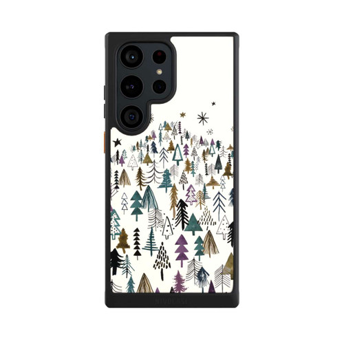 Samsung Galaxy S23 Ultra NIVOcore Bergbäume Wald Lila