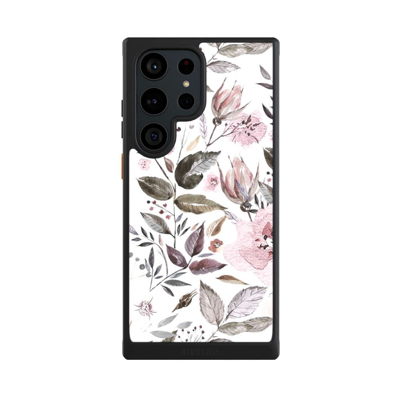 Galaxy S23 Ultra NIVOcore Aquarell braune Rosenblüten