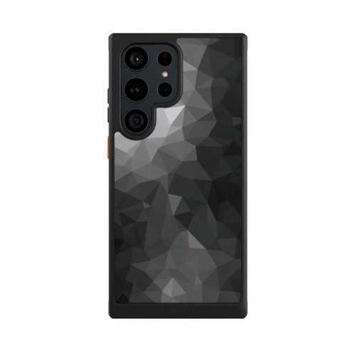 Samsung Galaxy S23 Ultra NIVOcore Polygonal Mosaic Schwarz/Weiß