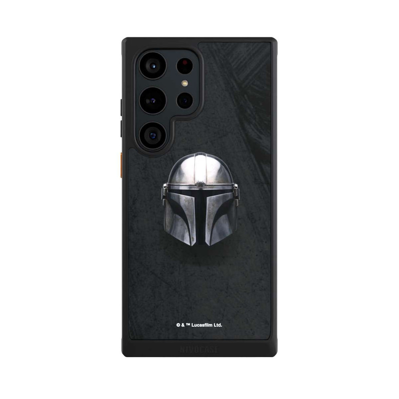 Galaxy S23 Ultra NIVOcore Casque Mandalorien Noir