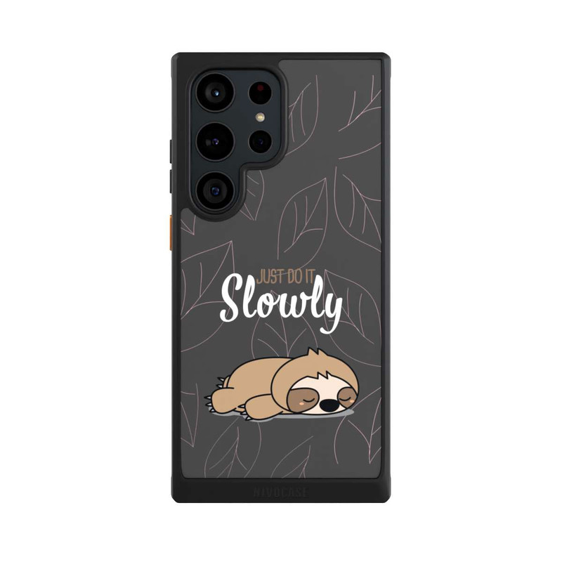 Galaxy S23 Ultra NIVOcore Just Do It Slowly Sloth Grey