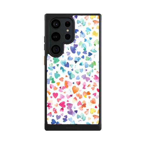 Samsung Galaxy S23 Ultra NIVOcore Liebesherzen aquarell