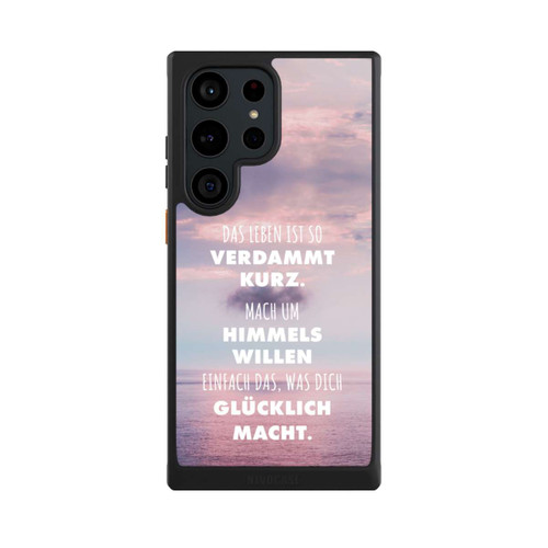 Samsung Galaxy S23 Ultra NIVOcore Das Leben Ist So Verdammt Kurz