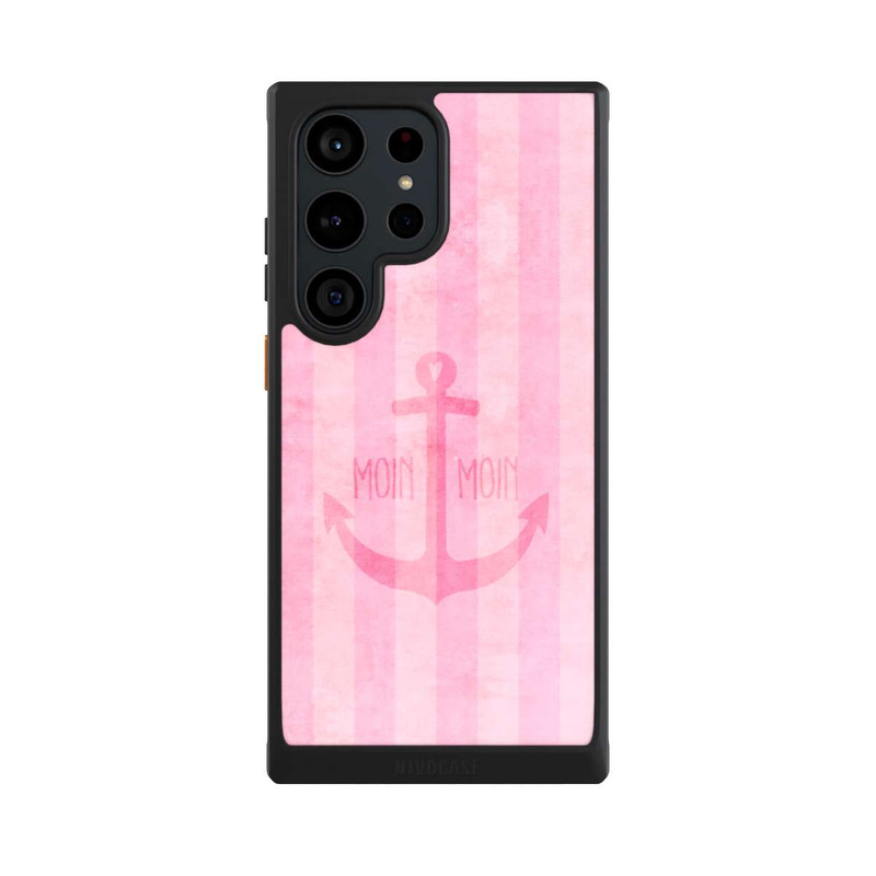 Galaxy S23 Ultra NIVOcore Moin Moin Stripes Pink