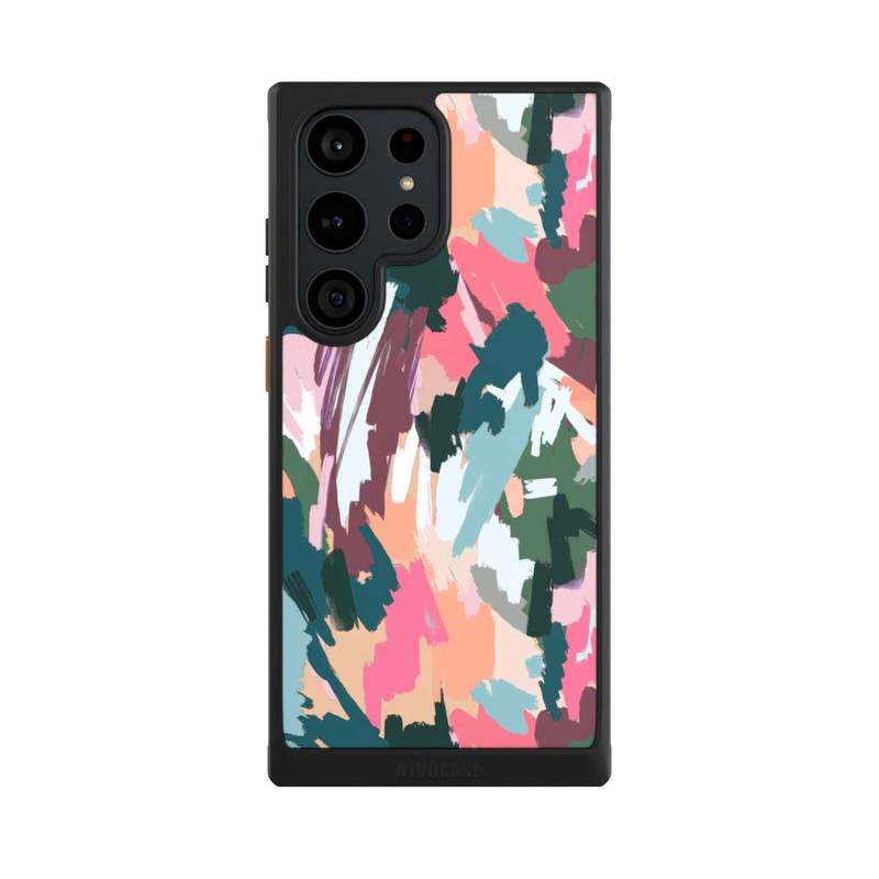 Galaxy S23 Ultra NIVOcore Abstrait Artistique Texture Rose