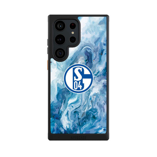Samsung Galaxy S23 Ultra NIVOcore Schalke 04 Flüssig Blau