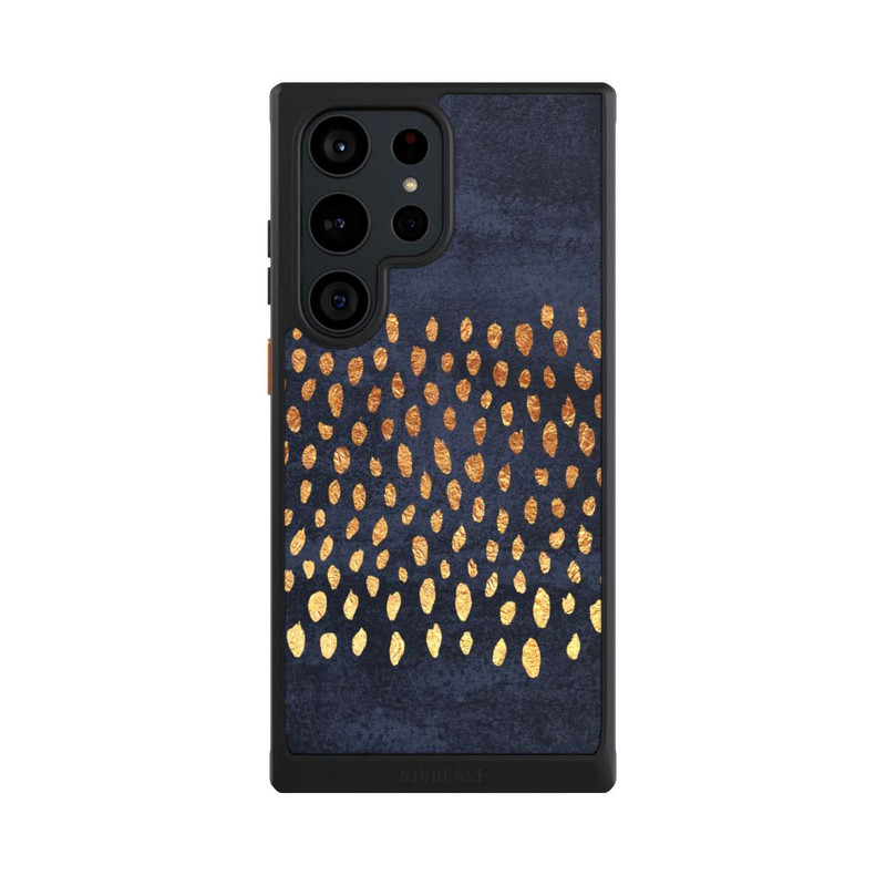 Galaxy S23 Ultra NIVOcore Or & Bleu Pattern