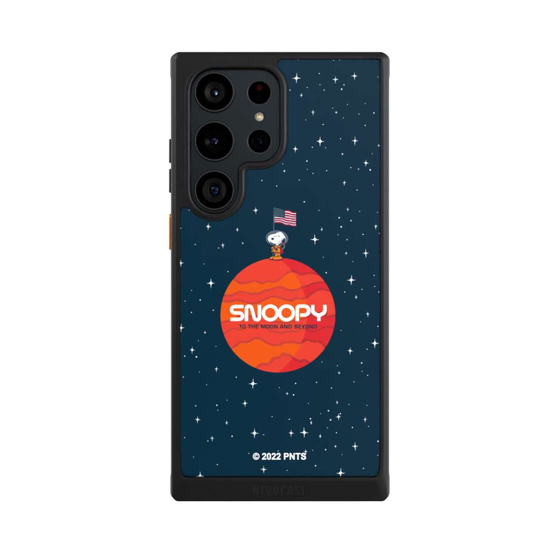 Galaxy S23 Ultra NIVOcore Snoopy Space Traveller Orange