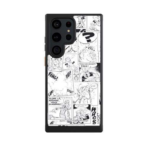 Samsung Galaxy S23 Ultra NIVOcore BD Astérix Blanc &amp; Noir