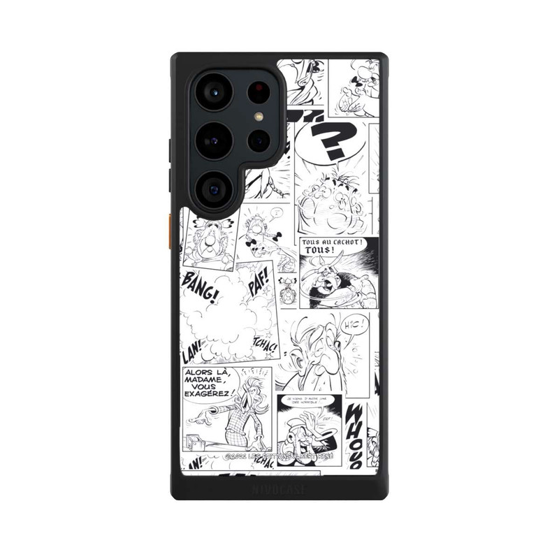 Galaxy S23 Ultra NIVOcore BD Astérix Blanc & Noir
