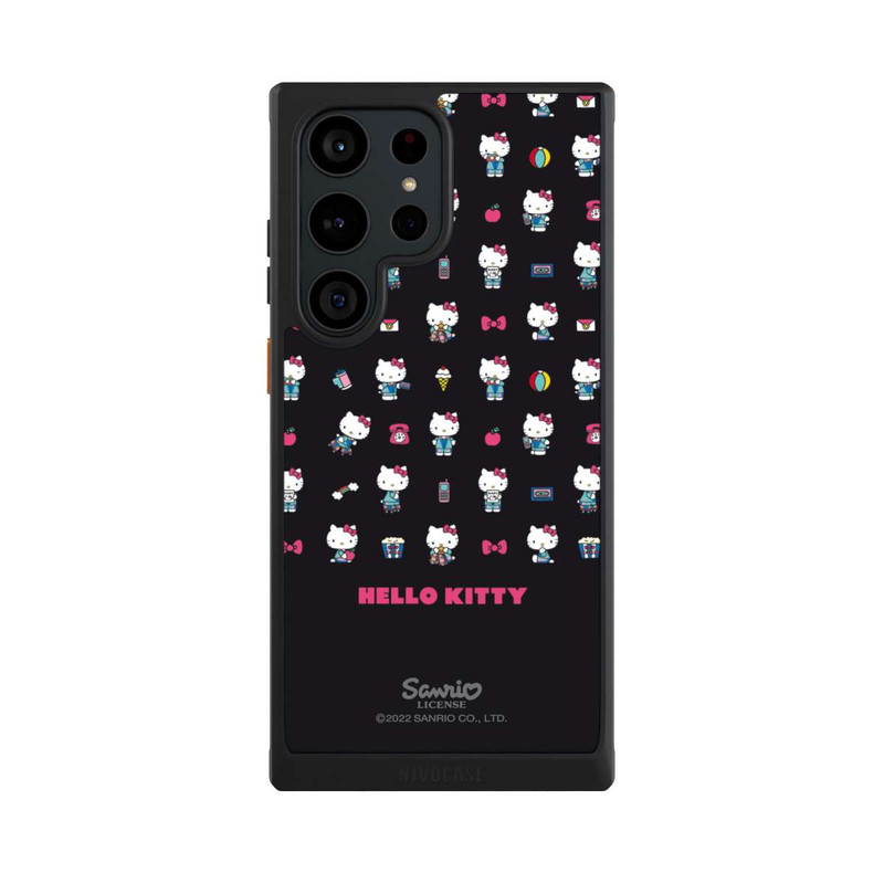 Galaxy S23 Ultra NIVOcore Hello Kitty 90s Schwarz