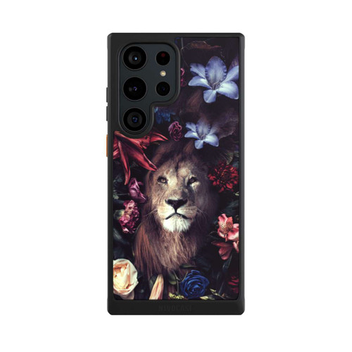 Samsung Galaxy S23 Ultra NIVOcore Löwe Blumenrahmen