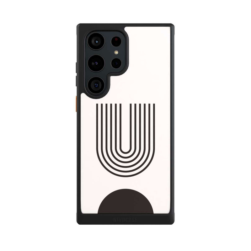Galaxy S23 Ultra NIVOcore Modern Art Black Lines
