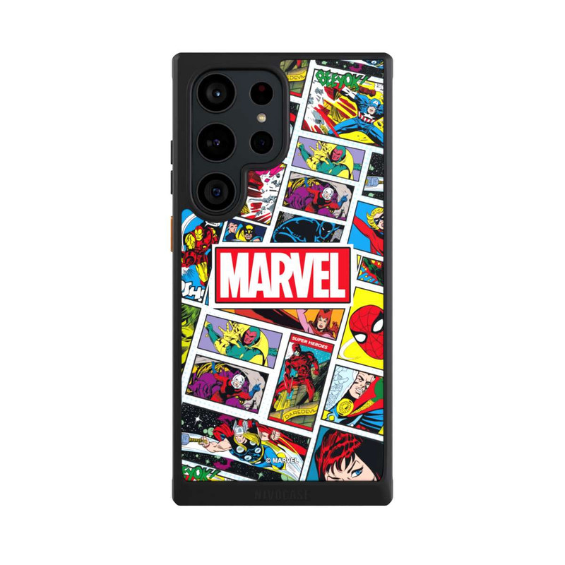 Galaxy S23 Ultra NIVOcore Marvel Comic Pattern