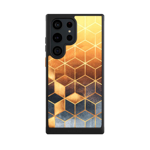 Samsung Galaxy S23 Ultra NIVOcore Golden Gradient Cubes