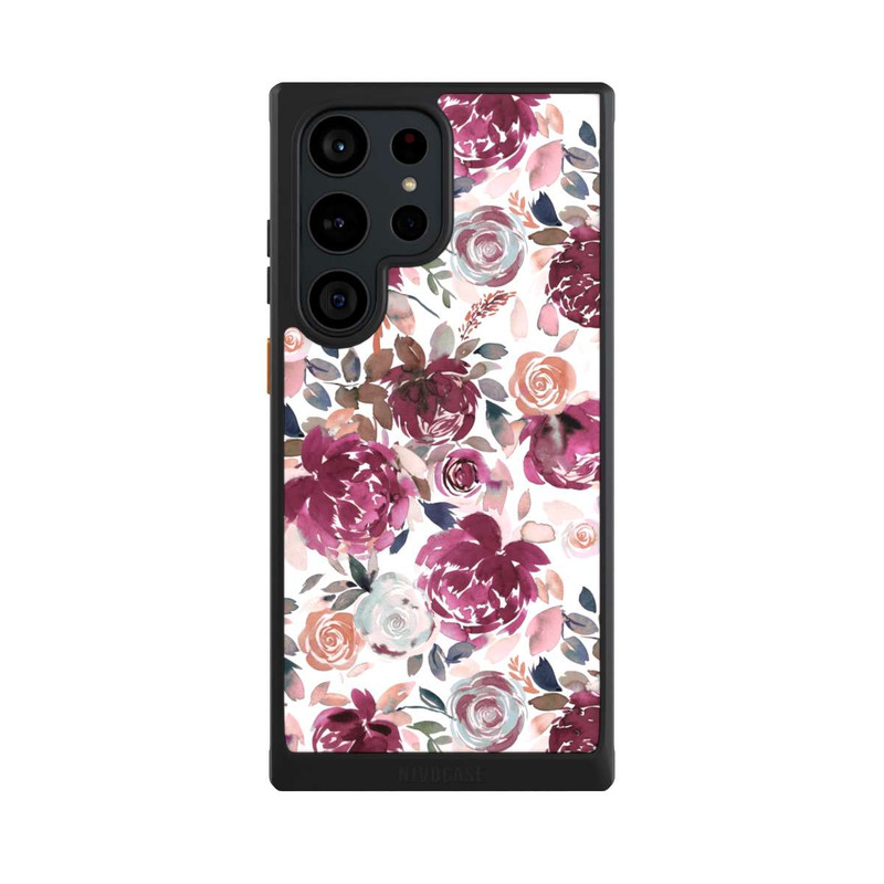 Galaxy S23 Ultra NIVOcore Pivoines et roses d'automne Rose
